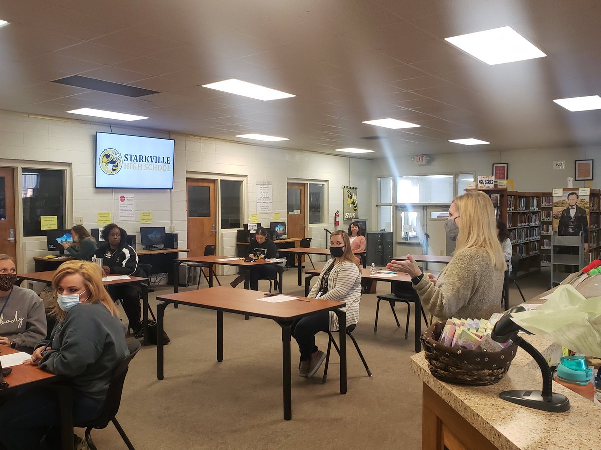 It is so important to pour into teachers. Tanya Vanderford, teacher leader, did an excellent job celebrating and reaffirming the work done and currently in progress among the Academic Houses at SHS #CAB #H2S #TEC. Excellent things are happening at SHS. <a href="/StarkvilleSD/">Starkville Schools</a> <a href="/edpeasant/">Eddie Peasant</a>