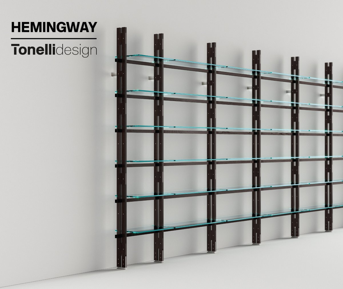 HEMINGWAY
Design by MASSIMO CASTAGNA

The new modular library to meet everyone's needs. It features a solid wood structure and glass shelves: high quality materials that lend themselves to every kind of furnishing.

tonellidesign.com/products/exhib…

#tonellidesign #glassdesign #hemingway