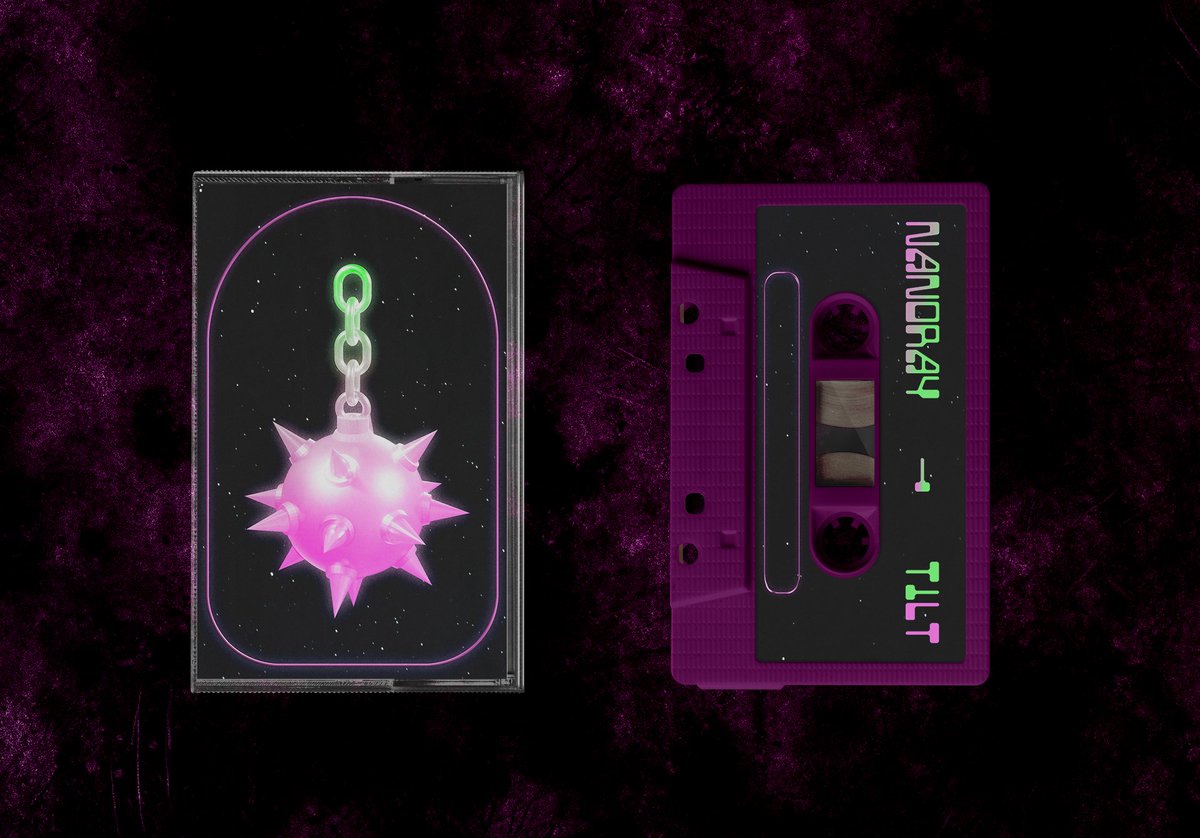 ー〔TILT〕 ー

Tape cover inspired by <a href="/Nanoraydx/">Nanoray-DX📺</a>'s album "Tilt".

Hypnotic — I've caught myself replaying this album over and over again lately. Felt like designing a fun tape cover for it. A quick 3D animation of it is on its way!