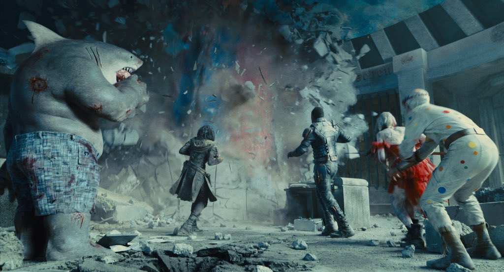 DiscussingFilm's tweet photo. ‘THE SUICIDE SQUAD’ has set a new record for the most views of a Red Band trailer in a week, with over 150M views worldwide.

(Source: @JamesGunn) https://t.co/CYOUFn15Fv