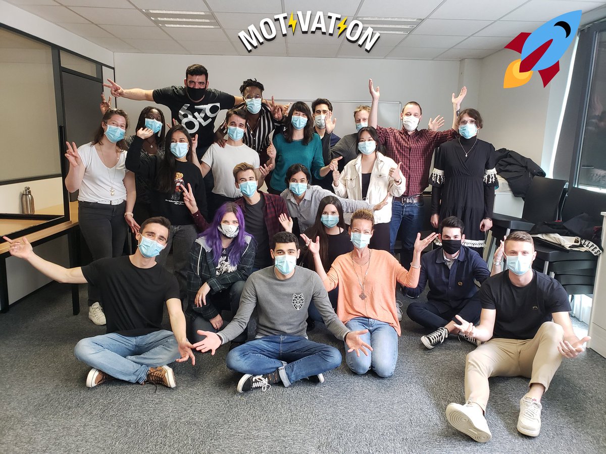 DelacroixKalina's tweet photo. Merci à la @rocketschoolfr et Lucas pour l'animation théâtre d'impro ! 🚀
#Apollo24 #Apollo23 #ÉquipagePluton #TeamBuilding https://t.co/jXINOHjhmj