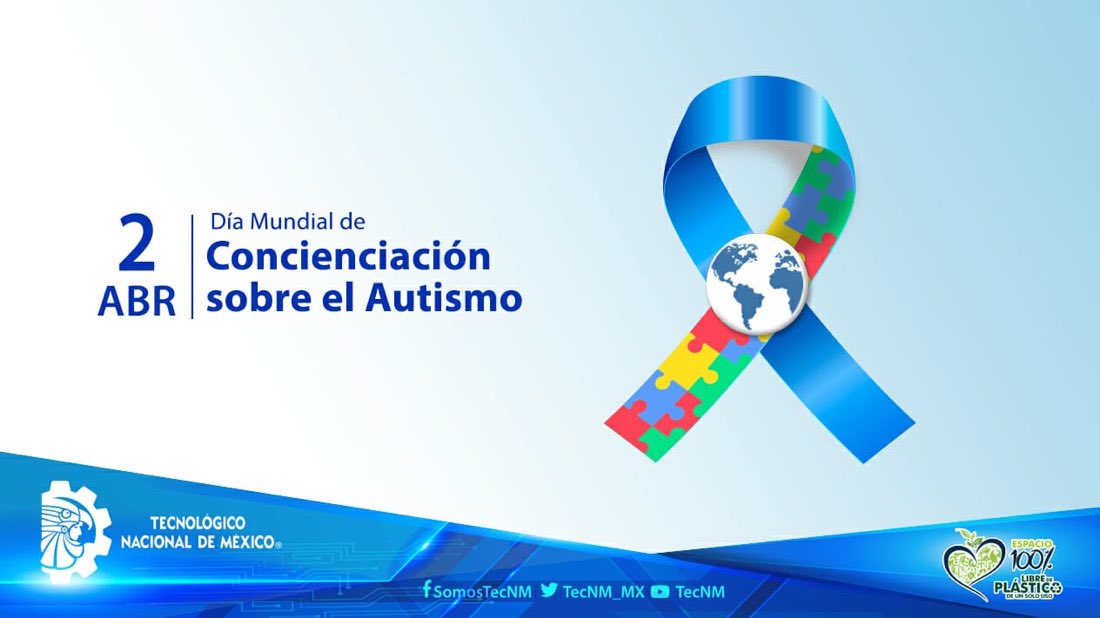 #2DeAbril 
#DíaMundialDelAutismo con el objetivo de concienciar a la sociedad y promover la inclusión social de las personas con autismo y contribuir a visibilizar una imagen real y positiva, así como su realidad, necesidades y capacidades.