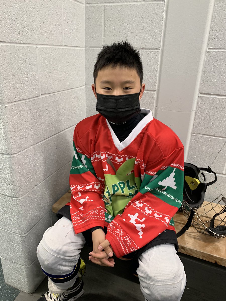 Home game at RBC vs Sackville Orange. We skate away with a 5-0 win. Good defensive effort by the entire team.  Tiger Han takes the Johnny Apple for being relentless around the opposing net and moving the puck well.  Good game Tiger!  #johnnyapple #teamfirst #playforeachother