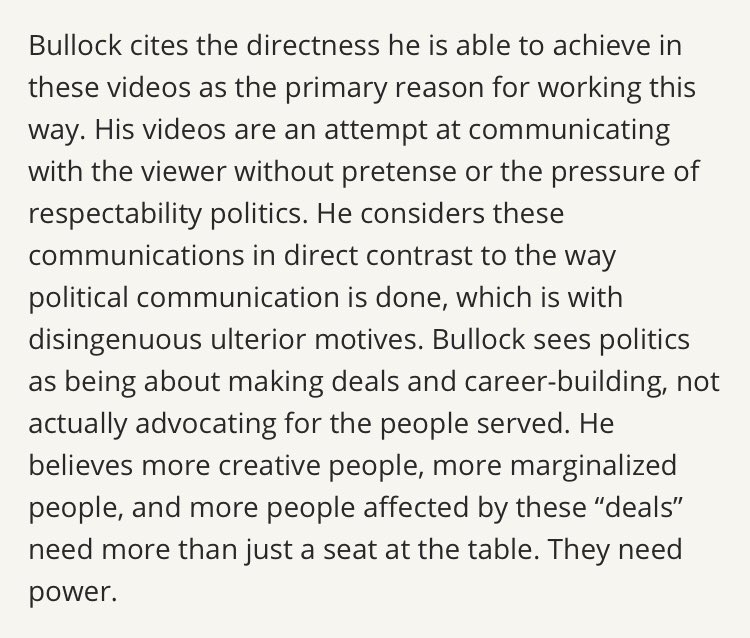 Some digital ink for your feed 1/2.
Love this write up. It’s like a theatre review for my arts/activism career so far.