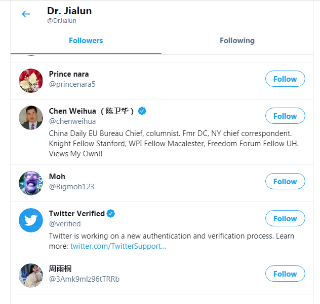 ProjectVirginia's tweet image. Communist China propaganda account being exposed in real time... and coordinated with Twitter verification!

The account is not the person identified and that person is not a doctor.

Who is running this account and how did it get verified?