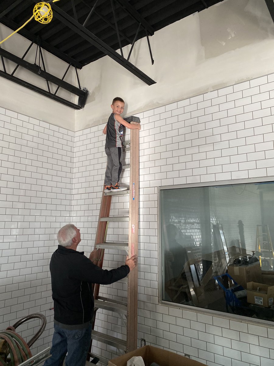 I think he’s climbing the corporate ladder.