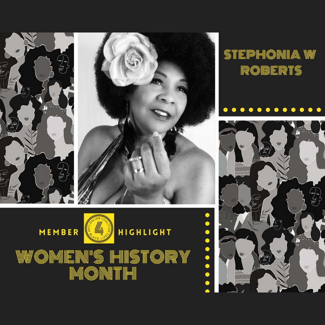 ARC4BL's tweet photo. WHM may be over, but women's contributions to the fight against systemic racism never end.
#ARC4BL #MemberHighlight #StephoniaWRoberts #CelebrateWomen #WomenLead #Activism #Volunteers #BLM #BeTheChange #SocialImpact #TCBHGS https://t.co/WmheaTb7YP