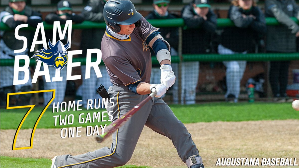 Raise your hand if you've ever hit 7 home runs in a doubleheader ⚔️

Anyone? 

CC: <a href="/s_baier6/">Sam Baier</a> 🙋‍♂️

#BuildingChampions