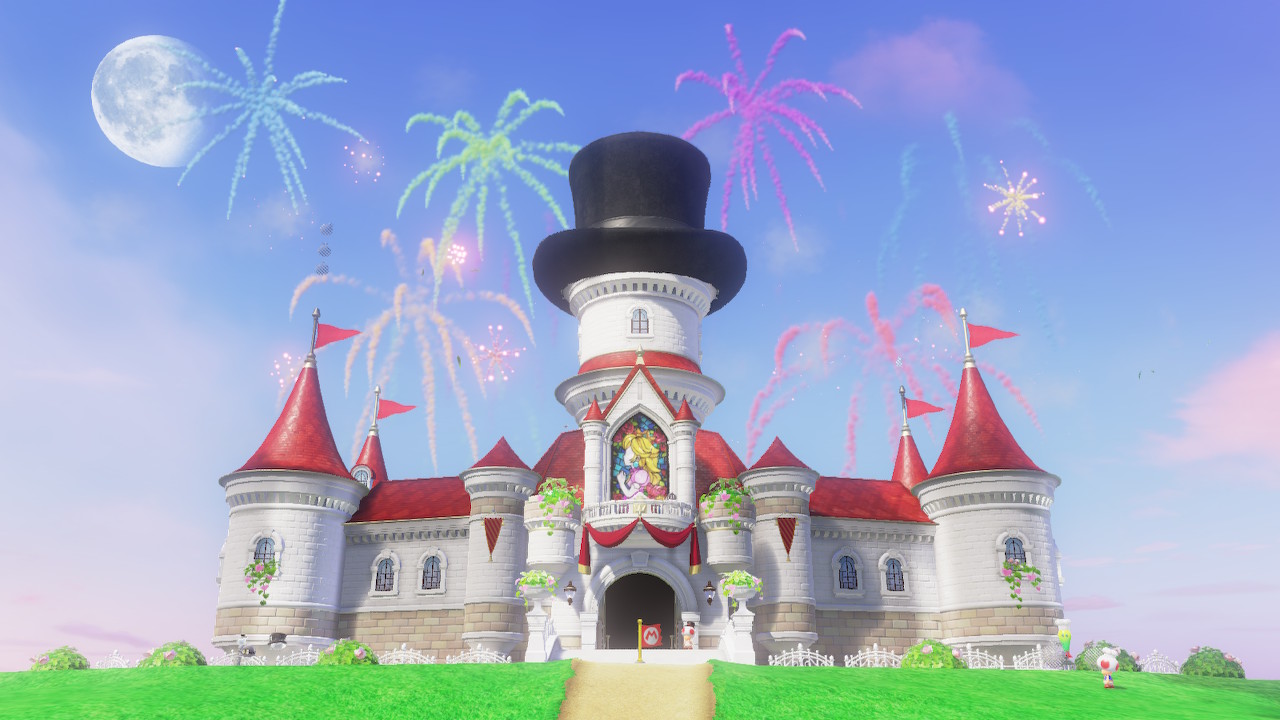 Super Mario Odyssey замок