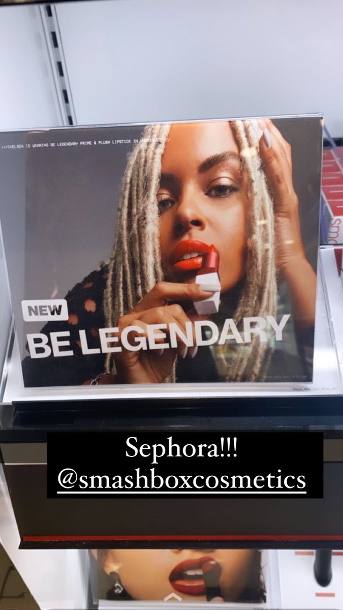 LETS GO!!!!!!!!!!!!! She’s back in Sephora with a vengeance 🙃 #smashboxcosmetics #BeLegendary