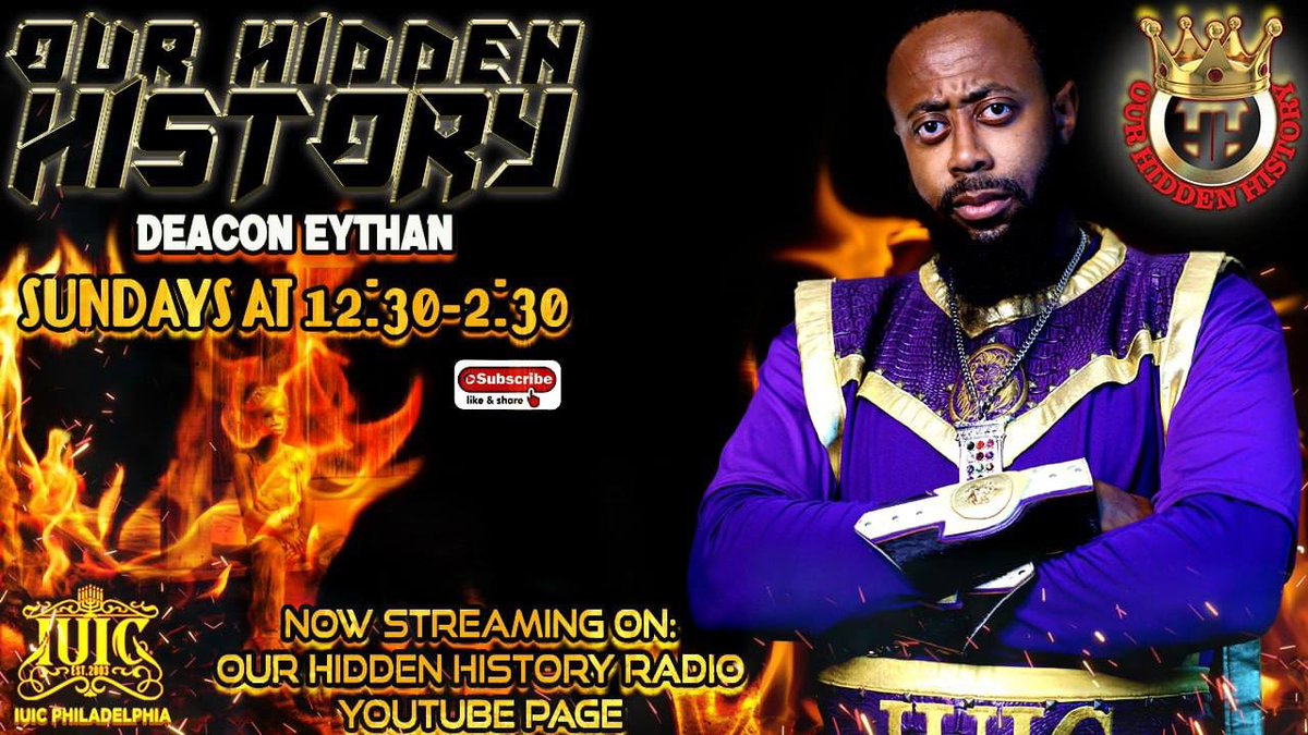 ZedekiahIsrael's tweet photo. 🔥🔥🔥🔥🔥🔥🔥🔥🔥🔥
Don’t Forget to SUBSCRIBE to Our Hidden Hidden History Radio
On YouTube❗️📺❗️We will be Broadcasting Live Every #Sunday From Our Own Channel🗣 DON’T MISS IT!
✅HIT THE NOTIFICATIONS ✅
https://t.co/E8biSN46fh
#DeaconEythan #OHH #IUICTV #DoYouKnowIt https://t.co/cTPvO666Qp