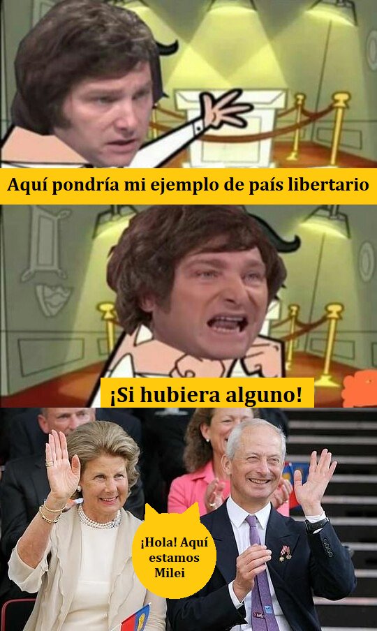 Isma202020's tweet photo. @JMilei #milei #hansadamii #liechtenstein #padrinosmagicos #libertarian
#memesplib https://t.co/u7yqZ9o3Rr https://t.co/ZaSQPhfRSn