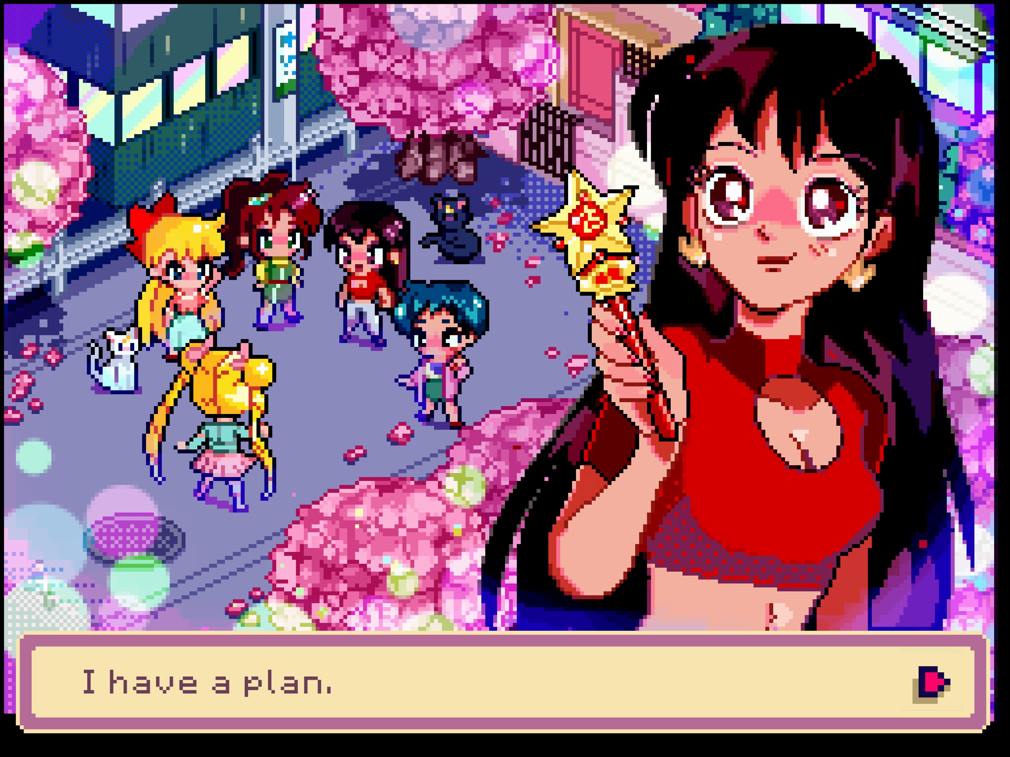 تويتر \ dez على تويتر: "🌙 Sailor Moon game mock up. Press B to transform!!  #pixelart https://t.co/NsU4DA66Zk"