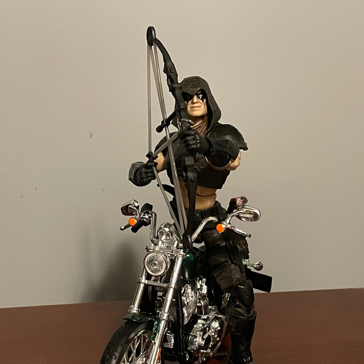 iggaryv's tweet photo. #Zartan stole the scoot’ from my boy and procured himself a nice compound bow. #gijoe #gijoeclassified #yojoe #conra #dreadnok https://t.co/Nd26G5MPJP