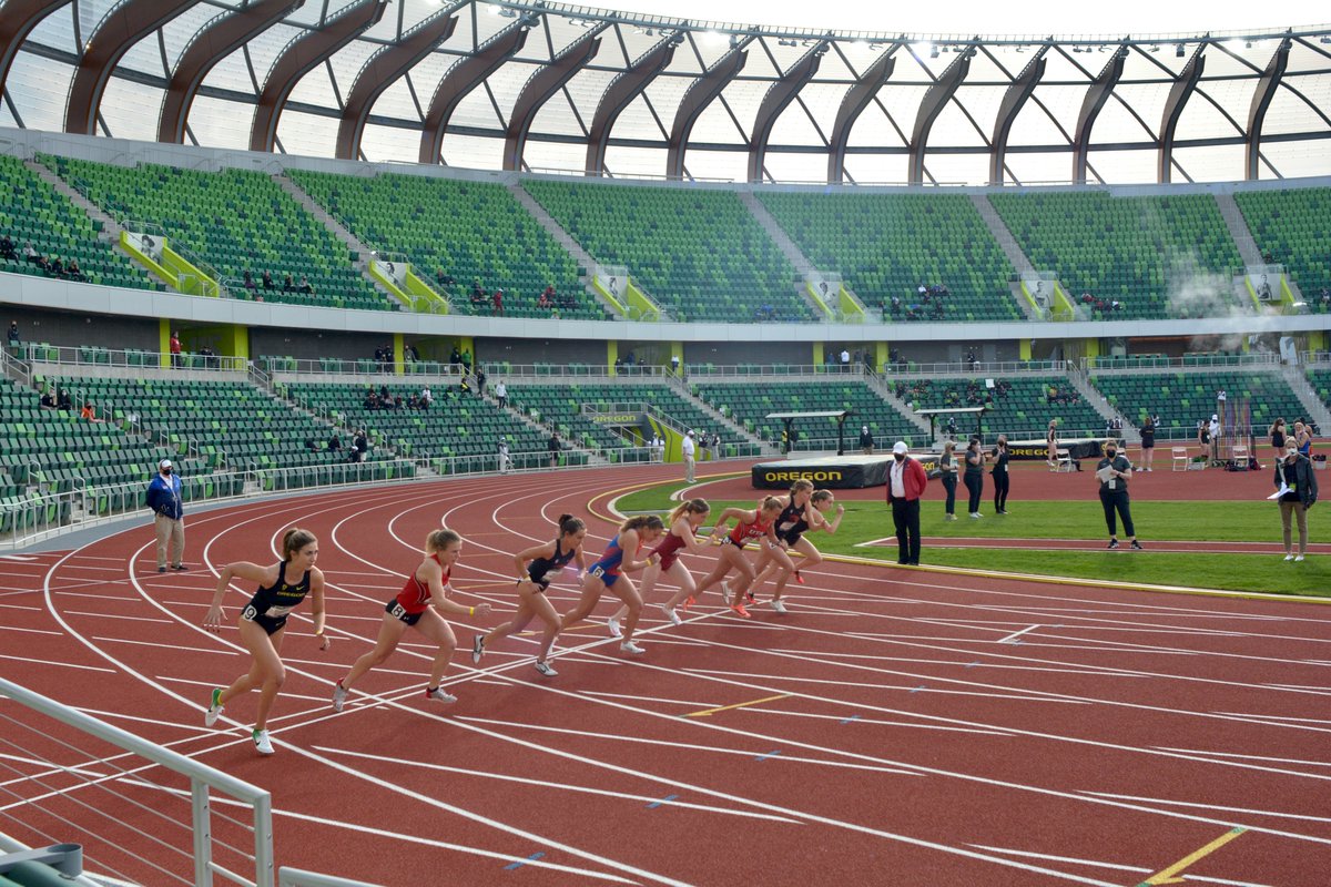 The start of a new era.

The gun goes off for the first running event at the first meet in the reimagined Hayward Field.

#HaywardPremiere
#HaywardMagic