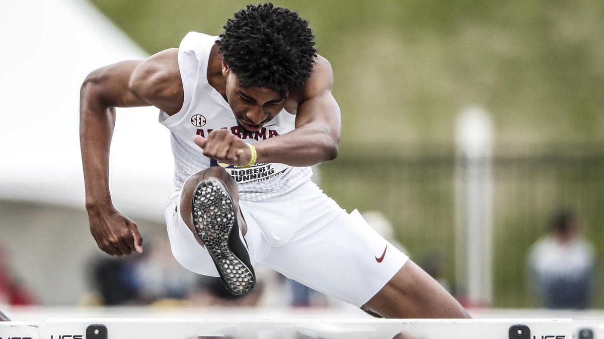 School Record and #2 national time for Robert Dunning tonight at the Florida Relays! @AlabamaTrack @CarmelitaJeter #RollTide #BamaSprints