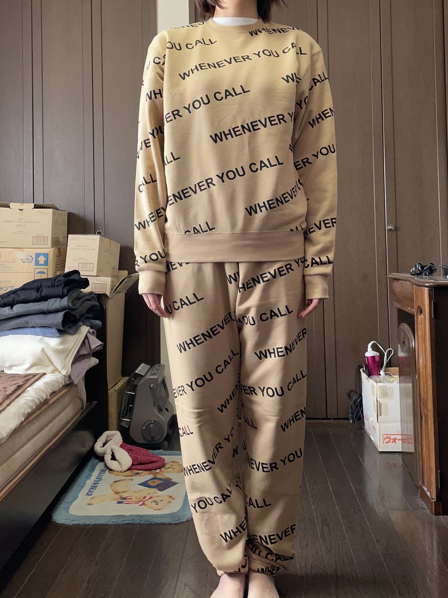 Whenever You Callのグッズ届いた〜！ 163cmでMサイズでこのサイズ感