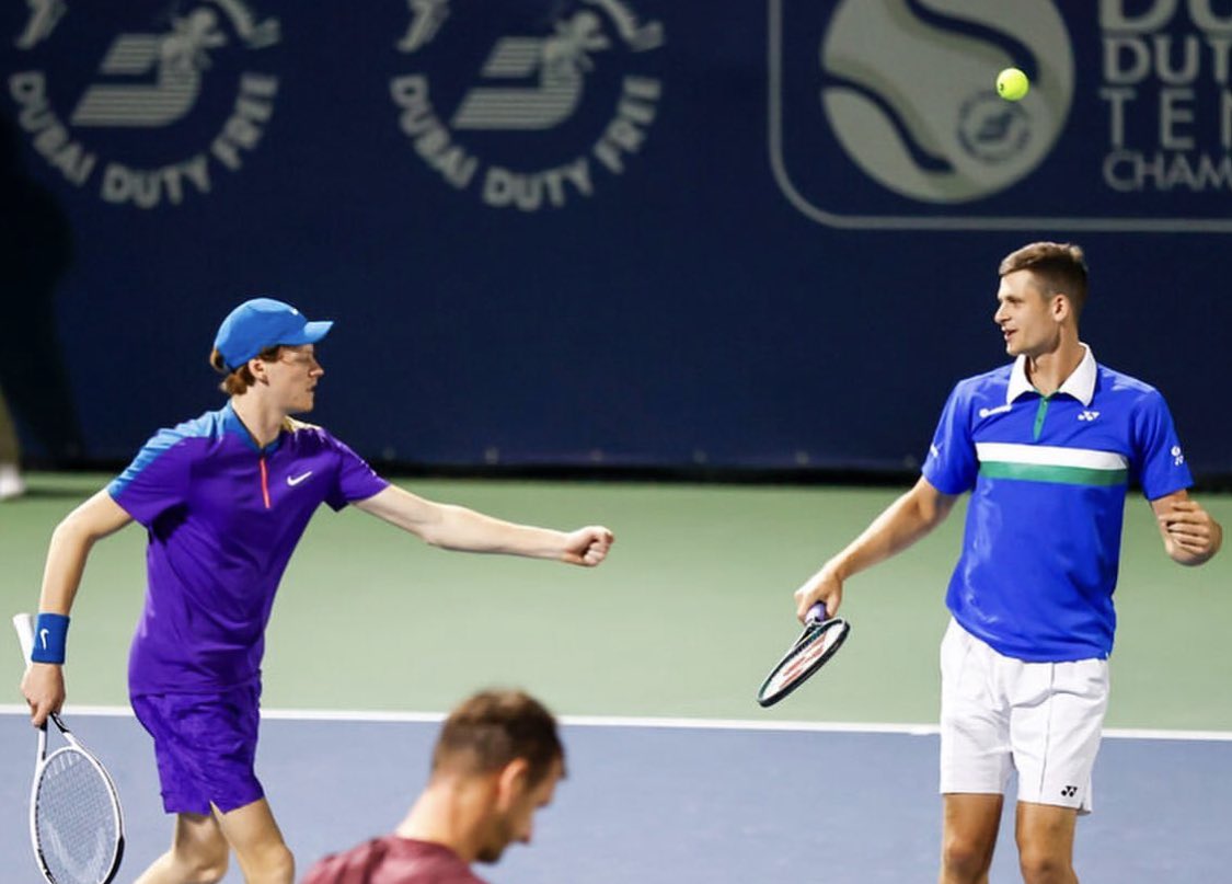 Atp Tour On Twitter Sinner Hurkacz Were Doubles Partners In Dubai Now They Ll Face Off In The Biggest Final Of Their Careers To Date At The Miamiopen Https T Co G0btijvrto