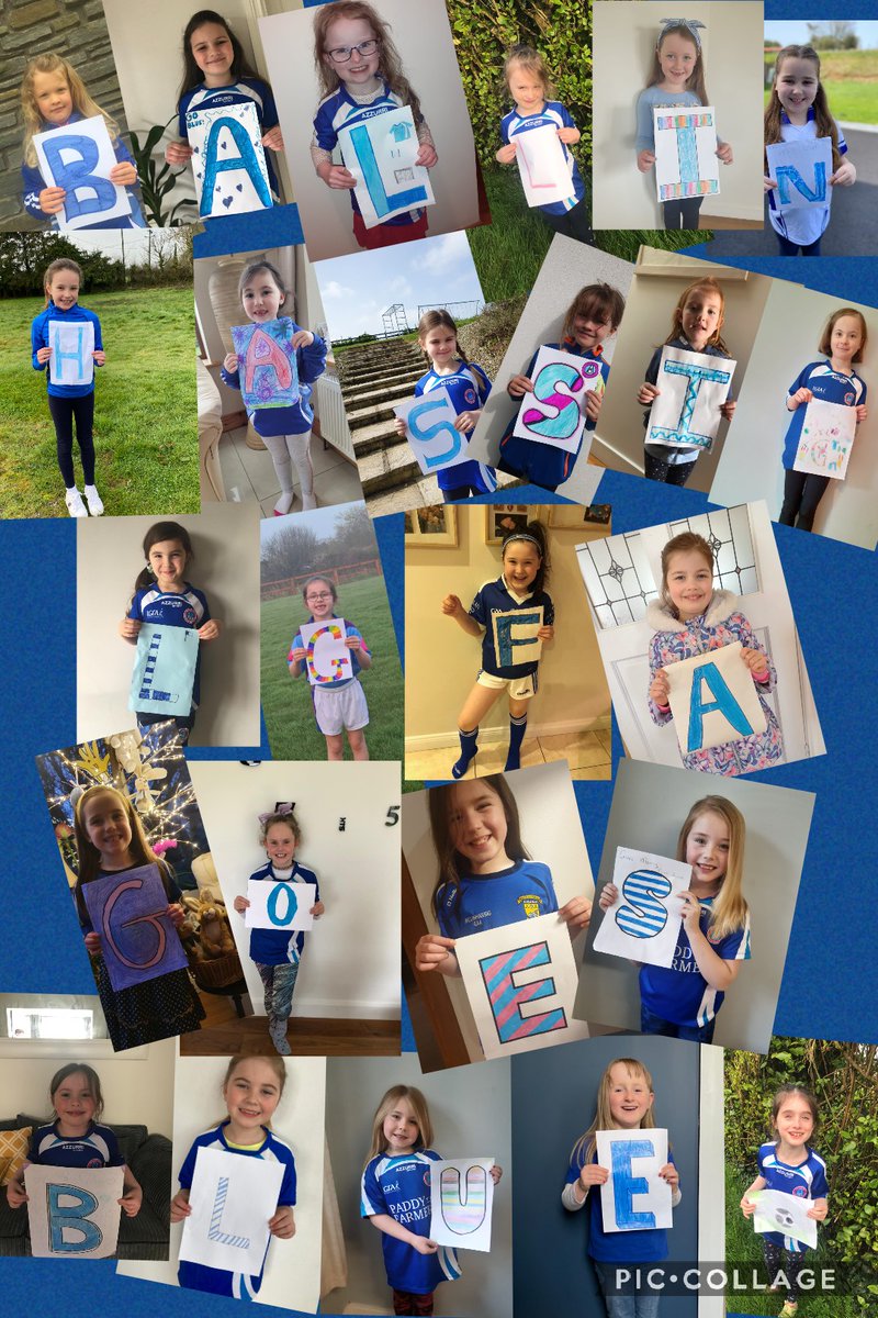 Ballinhassig LGFC (@bhassiglgfc) on Twitter photo Our u8 team have been very creative for #ballinhassiggoesblue to raise funds for the CUH Puffin Children's Ward and our club. Well done girls. Please lend your support by donating to our go fund me page gofund.me/5cc2a4c5
<a href="/BallinhassigGAA/">Ballinhassig GAA</a>
<a href="/Ballinhassigcam/">Ballinhassig Camogie</a>
<a href="/CorkLGFA/">Cork LGFA</a> Our u8 team have been very creative for #ballinhassiggoesblue to raise funds for the CUH Puffin Children's Ward and our club. Well done girls. Please lend your support by donating to our go fund me page gofund.me/5cc2a4c5
<a href="/BallinhassigGAA/">Ballinhassig GAA</a>
<a href="/Ballinhassigcam/">Ballinhassig Camogie</a>
<a href="/CorkLGFA/">Cork LGFA</a>