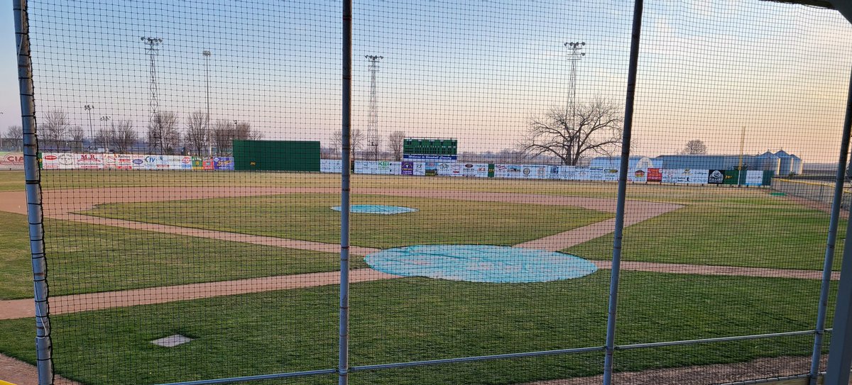 Finally said goodbye to chain link fencing and welcomed in netting. New backstop installation also on the horizon