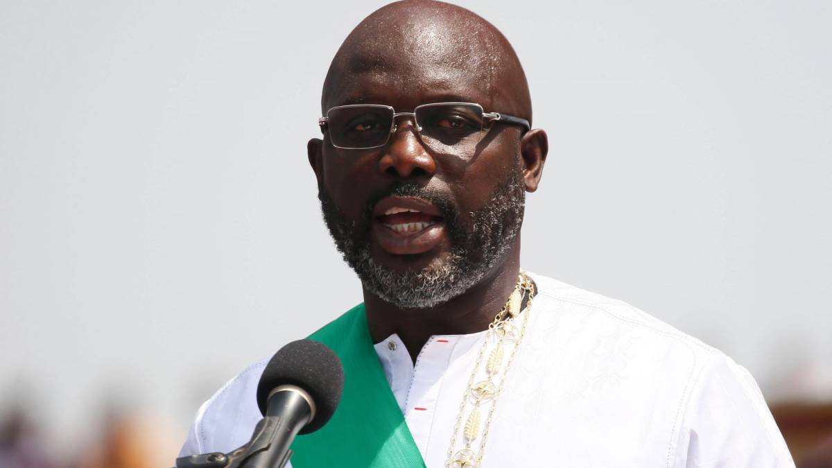 2018 - George Weah runs for president of Liberia and wins.Paul Biya "wins" another term as Cameroon's president.