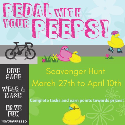 BatteyEmma's tweet photo. Come #pedalwithyourpeeps tomorrow, April 3rd, 10am-2pm with San Diego @lyft Scooters! Visit our tent in Teralta Park! https://t.co/3hmLPG1OmG