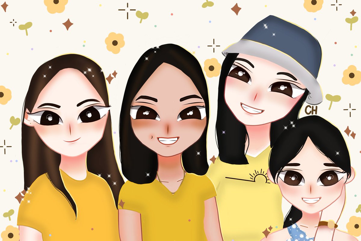 cherushiii_'s tweet photo. good morning to my recent and last year's family commissions 💗✨ do not repost, for clients only. ^---^

#artph https://t.co/zj0IKMG9Gt
