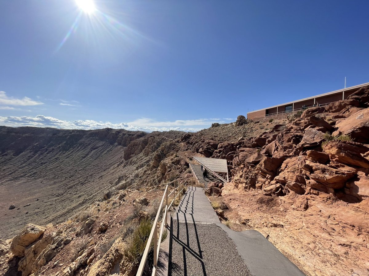 I will forever be impressed at how close that thing hit to the visitor center with no damage at all.  #dadjoke