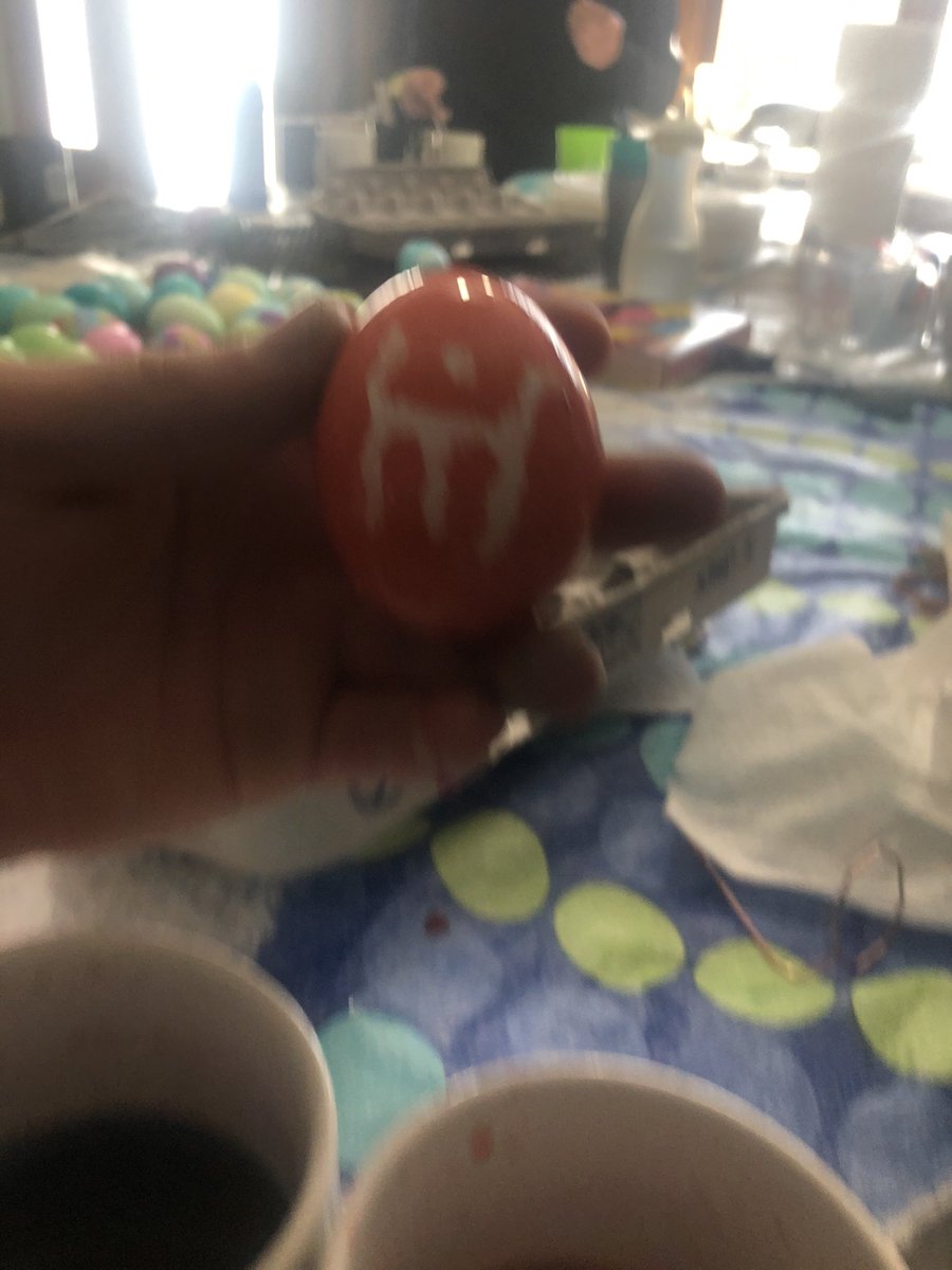 This egg sold it for me dying eggs today. #IH #easter