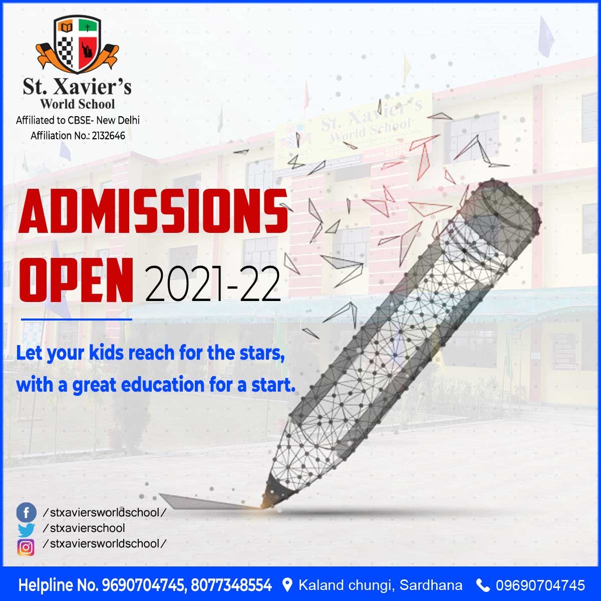 stxavierschool's tweet image. @stxavierschool gives unique chances to its students for exploring and experiencing the best way of learning thus making them capable and compatible enough to succeed with a bright future.

#LearningAge #exlorelearning #CBSESchool #developskills #brightfuture #stxaviersardhana