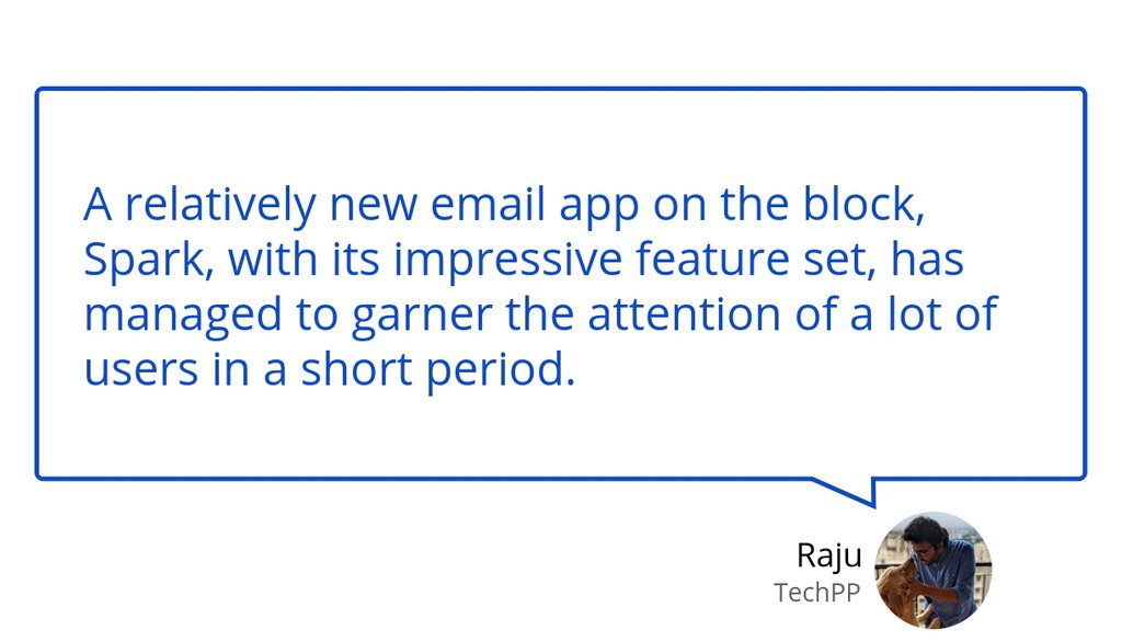 rajupp's tweet image. &quot;Spark’s highlighting features include the likes of smart inbox, Smart Search, smart notifications, and email delegation.&quot;

Read more 👉 lttr.ai/fInL

#EmailApps #EmailClients