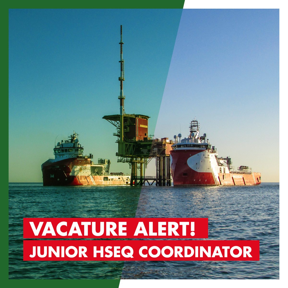 VACATURE ALERT!

Is HSEQ helemaal jouw ding? Wij zoeken een Junior HSEQ Coördinator voor onze Offshore-schepen. 

wagenborg.com/carriere/vacat…

#vacature #HSEQ #offshore #Wagenborg #werkenbij