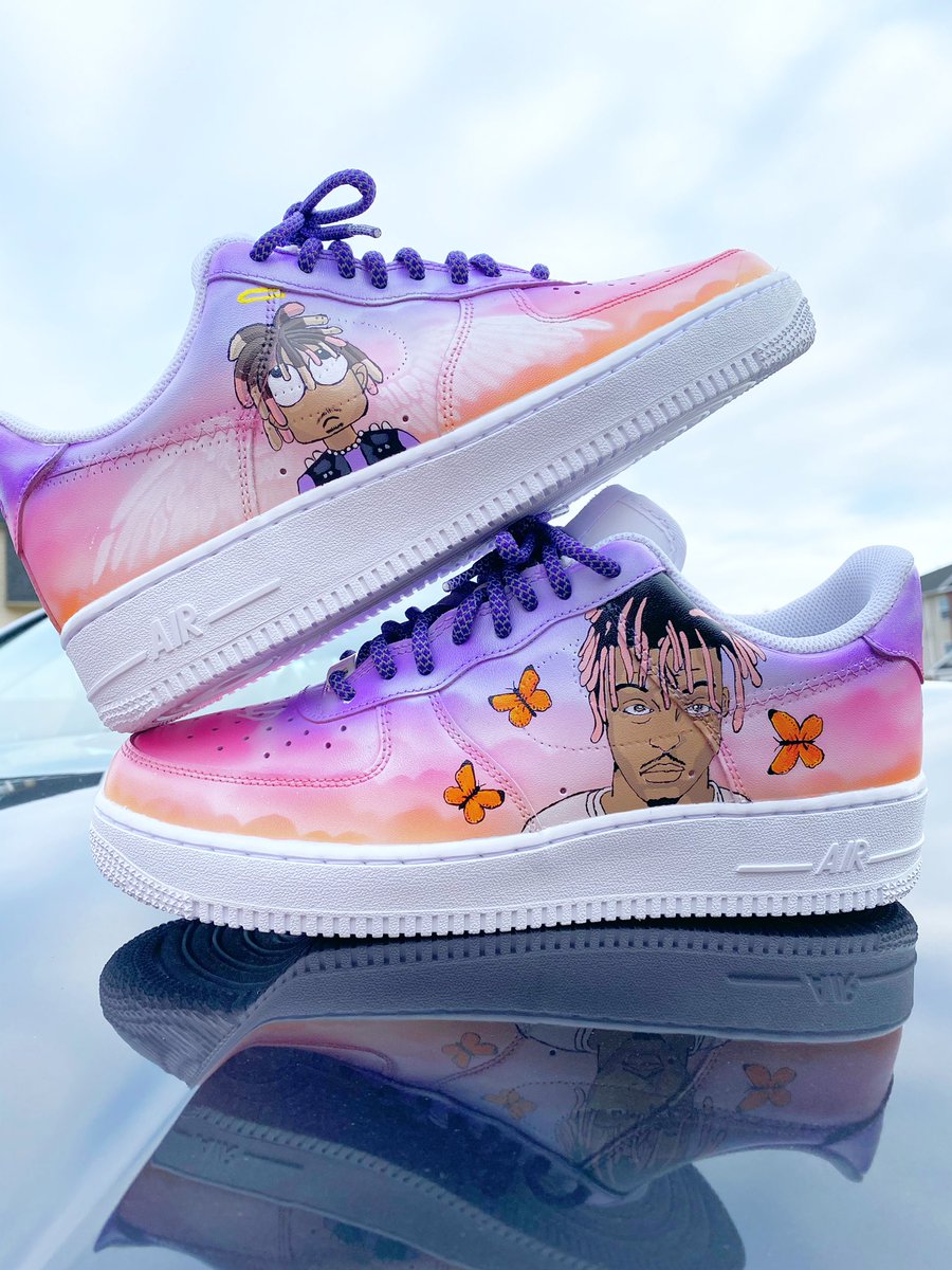 Custom hand painted shoes for my guy @ClixHimself 🔥 Follow me on insta to see more and enter a free giveaway <a href="/essemby/">SMB</a>.customs