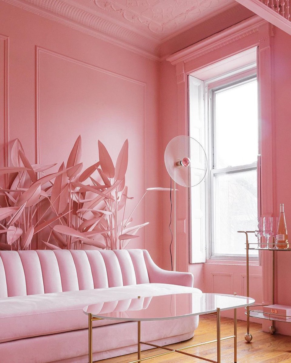 WigwamProperty's tweet photo. We 💕 a pink interior at Wigwam, and this pink themed living room is perfect! 

Are you brave enough to use bold colours in your home or do you prefer muted tones?

Photo credit 📸 @blushattheregalsuite
#allpinkeverything #pinkspace #allpinkdecor #pinkinterior https://t.co/PJqyjY4NN9