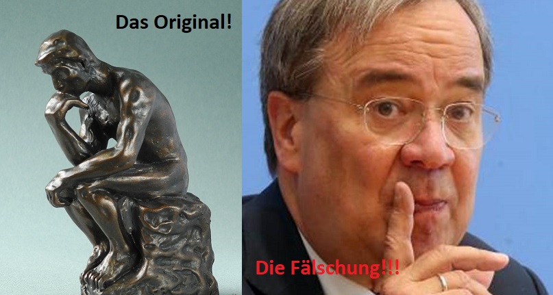 diamantencop77's tweet photo. Fallen Sie keinesfalls auf falsche Denker herein... #laschetdenktnach #Laschet #DerDenker https://t.co/ledH06KGnE