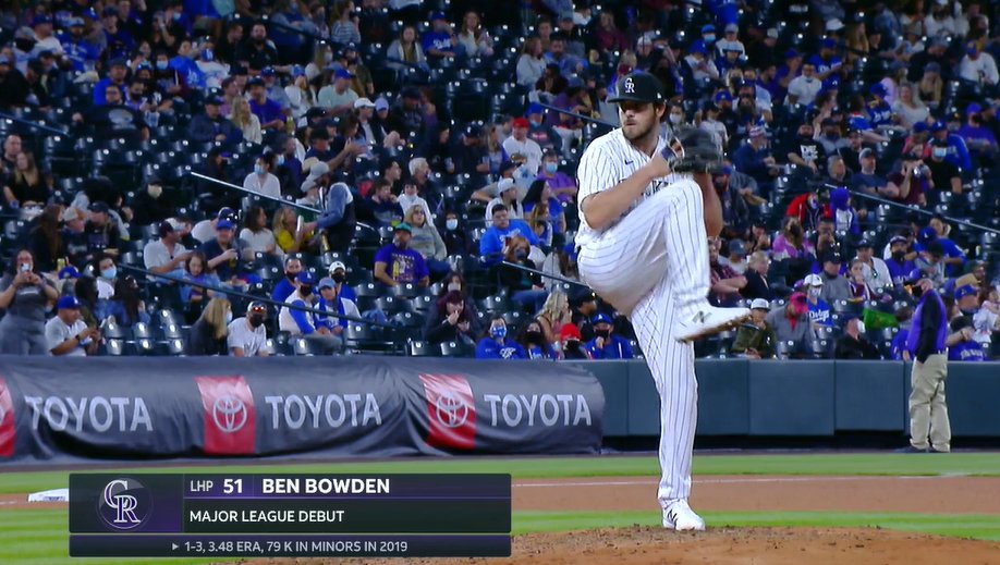 19,914th player in MLB history: Ben Bowden- dominant summer in Cape Cod League in '15 = Draft stock - has been a reliever since freshman year at Vanderbilt- 24th Commodore to reach MLB since David Price in '08- 2nd round pick by COL in '16- very good in AA/AAA in '19