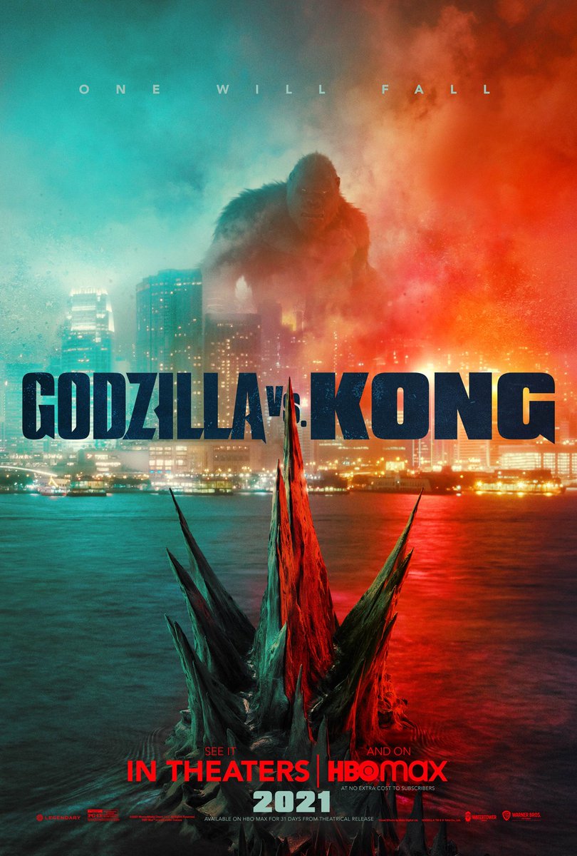 Godzilla vs Kong- Now this is what the monsterverse needed from the start! I do think this movie really excels where it needs to, the balence between the humans and monster is much better here than before, and I think that's in large part due to Kong actually being the MC here-