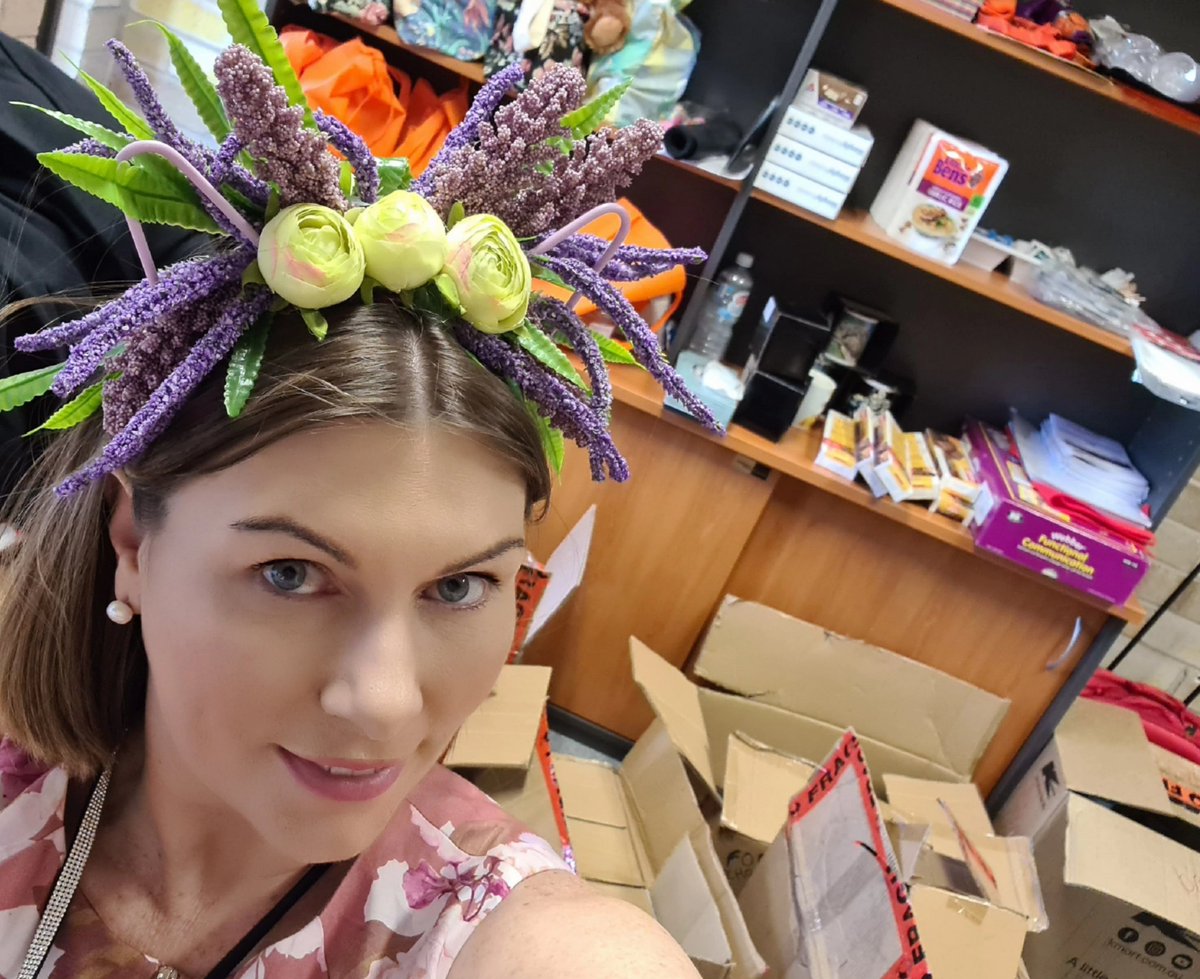 Never too old to make an Easter Hat!