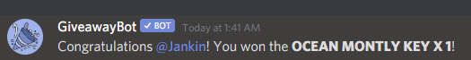 S/o @TheOilEdu for the ocean monthly key, can't thank you enough