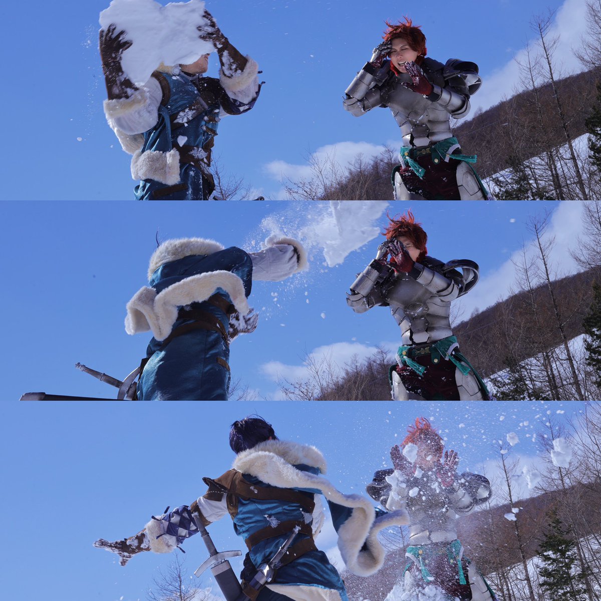 sanopanpeter's tweet photo. コスして雪で遊んでるやつ
楽しかったなぁ🥳 https://t.co/hEiy97ypPQ