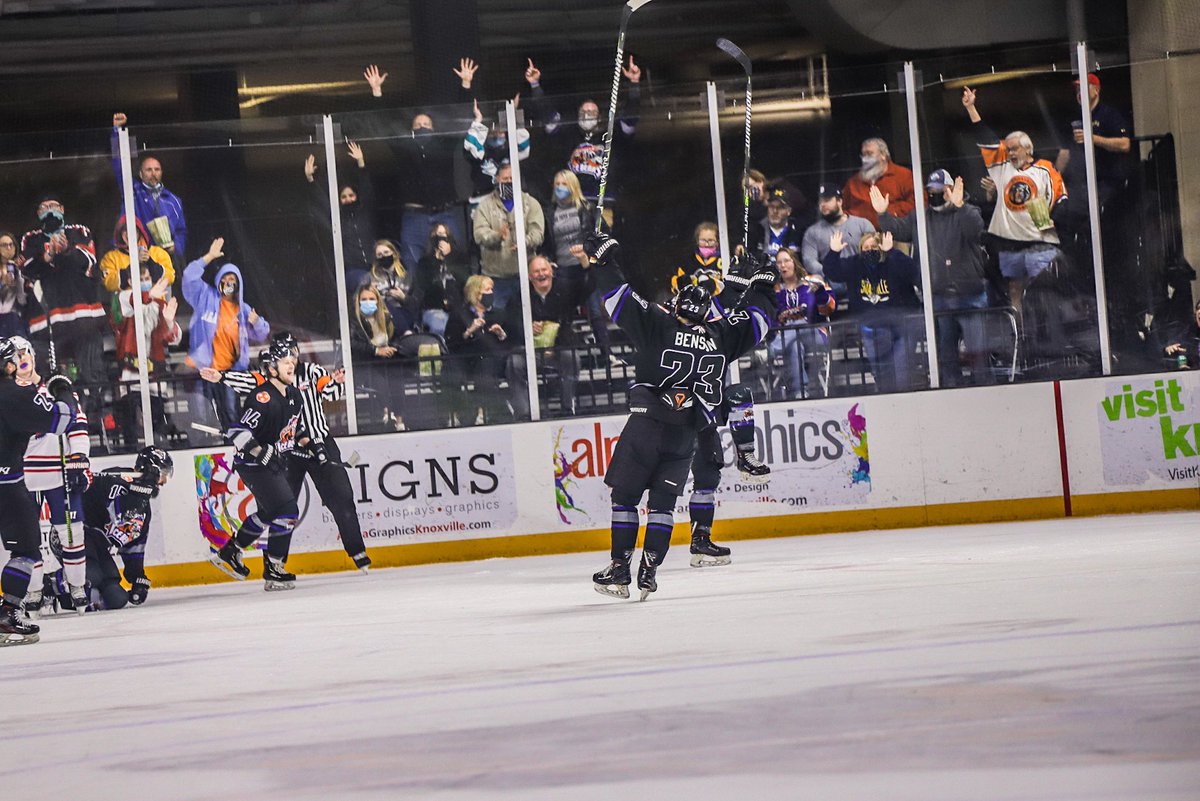 icebears's tweet photo. THANK YOU, Knoxville. 

You were unbelievable once again. There may only be 1,650 of you, but it sure sounds like 5,000 ❤️ https://t.co/2ew8TabpLO