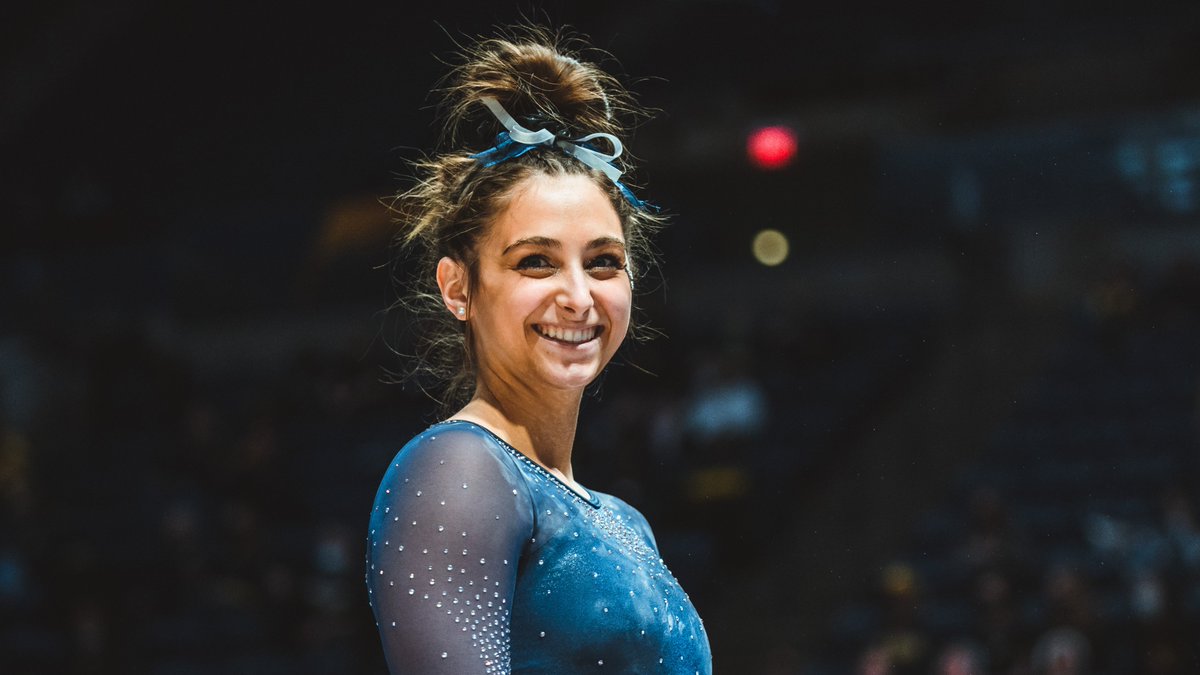 WVUGymnastics's tweet photo. Junior Rachel Hornung was the lone Mountaineer to earn a spot on tonight's podium, as she posted a matching season-high score of 9.85 on beam to tie for third overall! #HailWV 

FULL RECAP ⤵

📰 https://t.co/2ZP7Q7M0Fs https://t.co/Zn2nXpGCHL