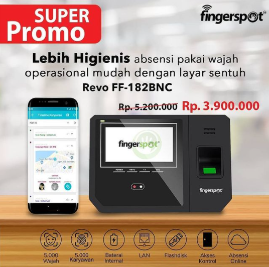 Absensimurah's tweet photo. Waaw promo tersadis bulan ini niiiiii,
mesin absensi wajah tanpa sentuh,cukup buka masker trus bisa scan kehadiran kakak :)

MAU? https://t.co/jHMRtPIJNu