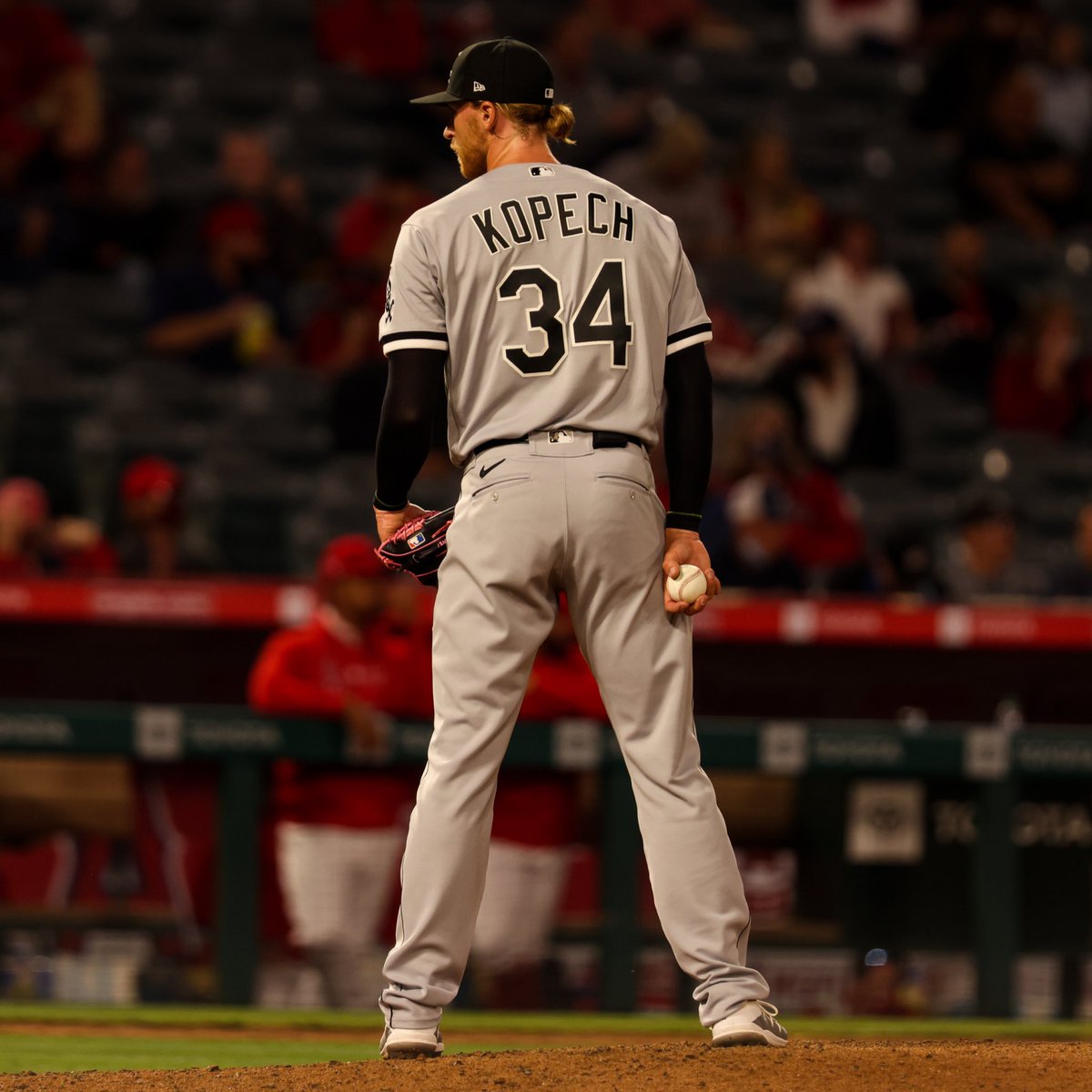 whitesox's tweet photo. Confident Kopech. https://t.co/VQjRiOH3Nm
