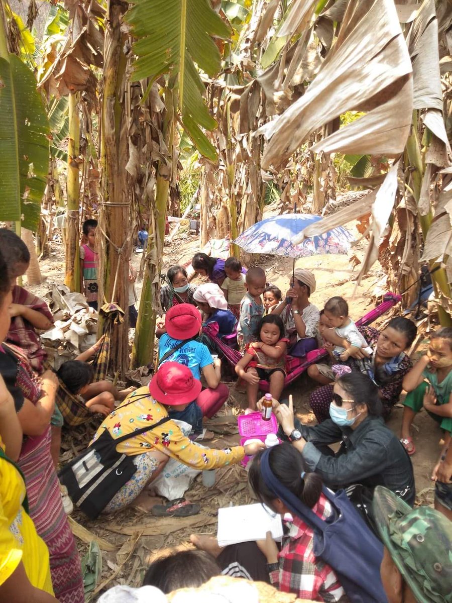 #Karen National Union <a href="/knuhq/">Karen National Union</a> says the attacks by the #Myanmar #military has further displaced more than 12,000 people in Karen state. Adds military's actions have "escalated the existing civil war in the country". (Local media pics) #WhatsHappeningInMyanmar