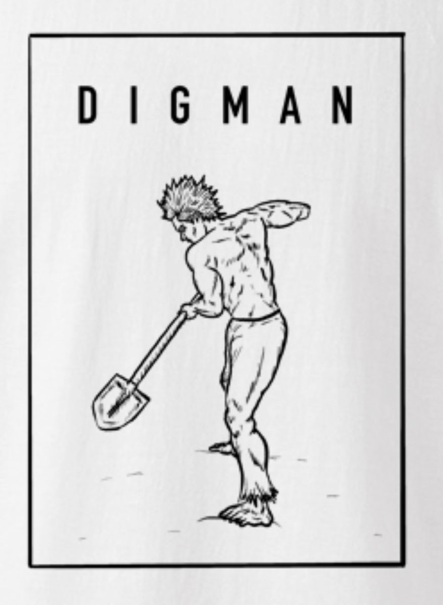 渋谷パルコの個展でDIGMANのTシャツも販売します! 