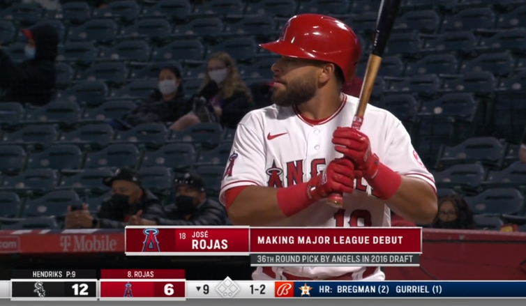 19,917th player in MLB history: José Rojas- born & raised in Anaheim as an Angels fan- 2 years at Fullerton JC, transferred to Vanguard- 1st-team NAIA All-American in '16- 36th (!!!) round pick in '16- SS in college; mostly 3B, some 1B/2B/LF in MiLB- .938 OPS in AAA in '19