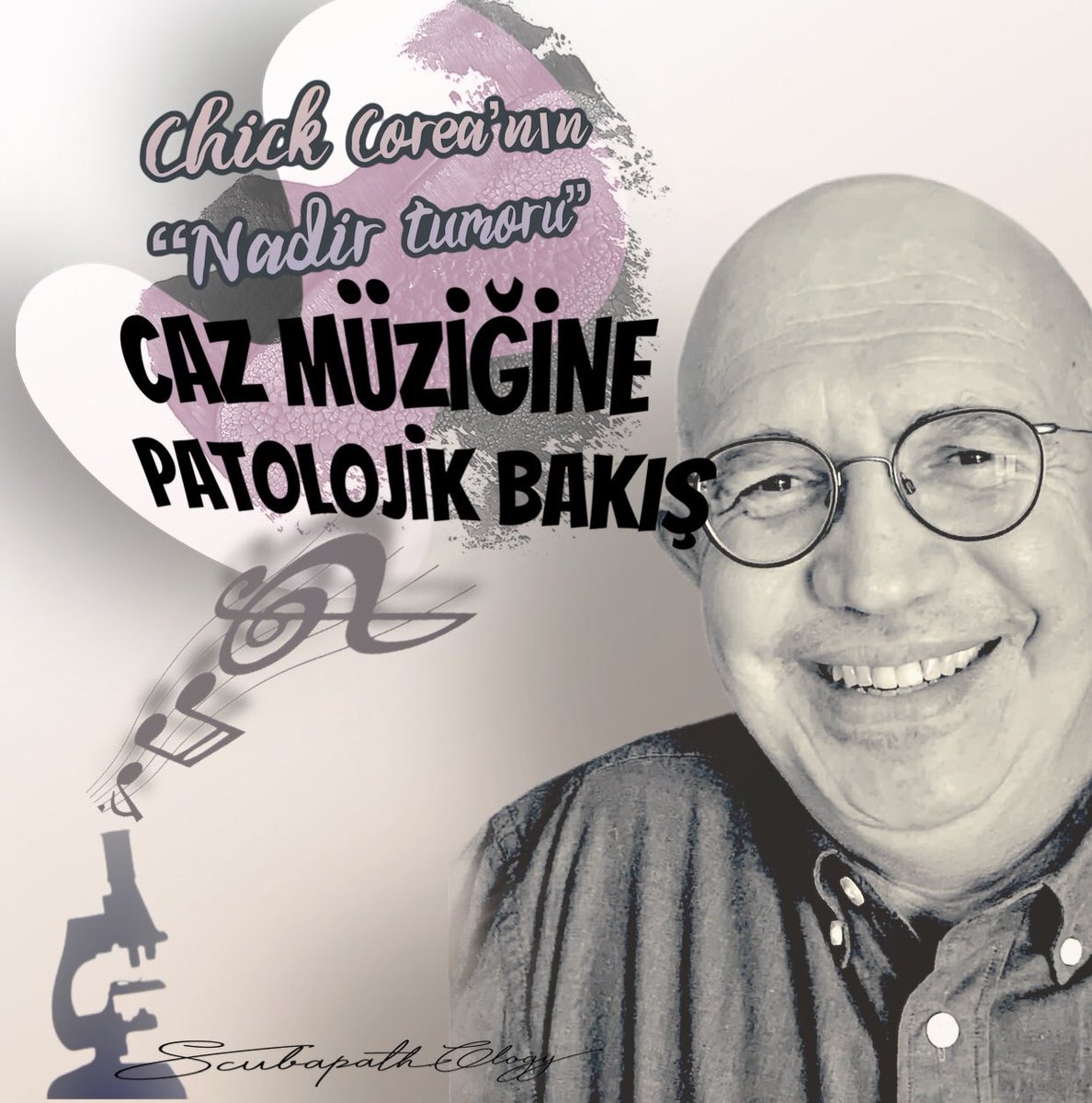 scubapath1's tweet photo. Son #podcast imizde yakınlarda hayata veda eden caz piyanisti Chick Corea’nın bahsinden yola çıkıp Alp hocamız @Usubutun ile caz müziğini , sanatı patolojiyi konuştuk. Keyifli dinlemeler #scubapath_ology #ikipatologbirmevzu #scubapath #chickcorea
.
https://t.co/RVo9zVhrpi https://t.co/2ufeMPL6gz