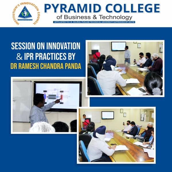 PcbtIic's tweet photo. Thanks for your Participation in the Web-based "Session on Innovation &amp; IPR practices" by Dr Ramesh Chandra Panda. Here are some glimpses of the event.
 
#PCBT #PyramidCollege #jointoday #eventpcbt #phagwara #success #student #webinar #GoogleMeet #glimpses https://t.co/cV9gEbMvNB