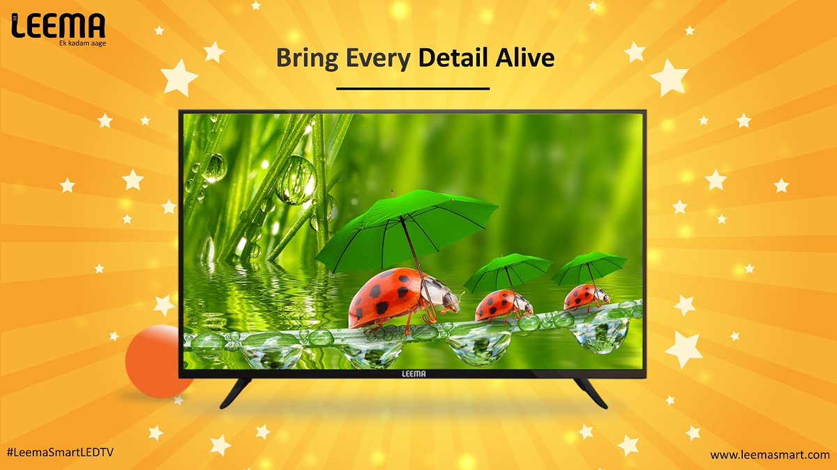 SmartLeema's tweet photo. Bring Every Detail Alive - LEEMA SMART LED TV
.
.
#quality #Pashin #Leema #LeemaSmartTV #smarttv #hdscreentv #screenmirroring #hdtv #latestwatch #leemasmart #LeemaTV #fullhdscreentelevision #hdsoundsystem #hdr

Check out the variety of smart led tvs-
https://t.co/eNuhuG8p9g https://t.co/IMb8outke9